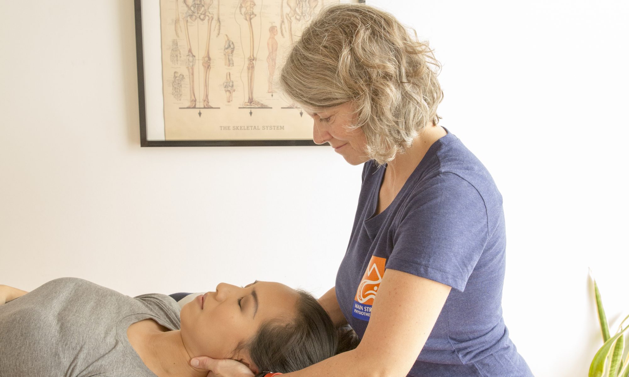 Kate Kennedy treating Chantelle Poon